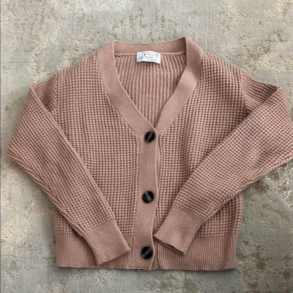 Proof apparel women’s pink sweater size SMALL.